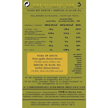 Delicious Garfish in Olive Oil - Tinned Fish Delight