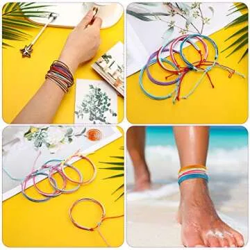 Hicarer 30 Colorful Adjustable Friendship Bracelets for Everyone