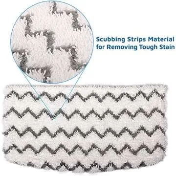 Heavy-Duty Steam Mop Replacement Pads for Shark S1000/SK/S3101/S3250 Series Steamer Scrub Mop Pads W...