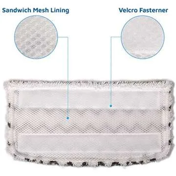 Heavy-Duty Steam Mop Pads for Shark S1000 & S3101 Series
