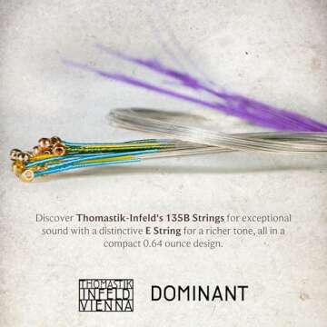 Thomastik-Infeld 135B Dominant Violin String Set - Superior Sound Quality and Durability