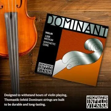 Thomastik-Infeld 135B Dominant Violin String Set - Superior Sound Quality and Durability