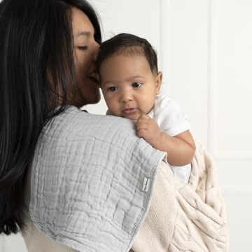 Gerber Baby Muslin Burp Cloths 5-Pack Soft & Reliable