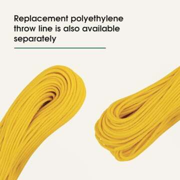 Weaver Arborist Throw Line and Weighted Throw Bag Kit, 150 ft Polyethylene Tree Climbing Rope 16 oz Throw Weight Set, Handcrafted Arborist Equipment