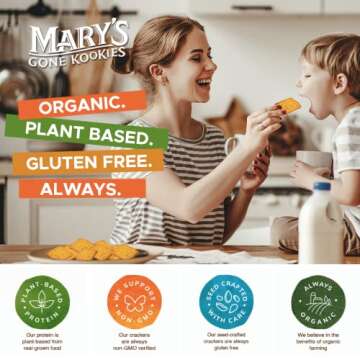 Mary's Gone Crackers Real Thin Crackers, Made with Real Organic Whole Ingredients, Gluten Free, 5 Ounce