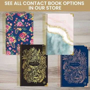 Bloom Daily Planners Address Book with Alphabetical Tabs