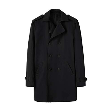 Gafeng Mens Double Breasted Trench Coat for Style