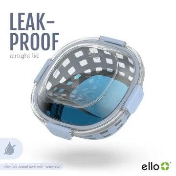 Ello DuraGlass Lunch Bowl with Silicone Sleeve and Airtight Lid