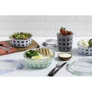 Ello DuraGlass Lunch Bowl with Silicone Sleeve and Airtight Lid
