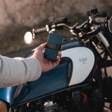 Ekster Aluminum Cardholder Wallet for Men | Metal Wallets with RFID Blocking Layer | Slim & Minimalist Aluminum Wallet with Push Button for Quick Card Access (Midnight Blue)