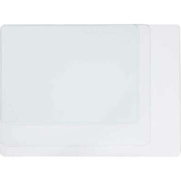 Lorell Tempered Glass Chairmat – 46" x 36" x 0.25" - Ultimate Floor Protection