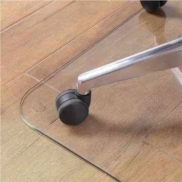 Lorell Tempered Glass Chairmat - Durable Floor Protection