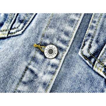 Kedera Women Distressed Denim Jacket Stylish Vintage Look