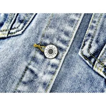 Kedera Women Distressed Denim Jacket Stylish Vintage Look