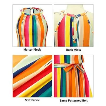 Stylish Newshows Women's Summer Dress with Pockets