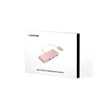 LENTION 4-in-1 USB-C Hub for MacBook and More