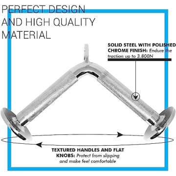 A2ZCARE Combo Cable Attachments for Gym Strength Training