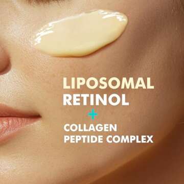 Ebanel Retinol Cream for Face with Collagen, Peptides, Niacinamide, Ceramides, Retinol Moisturizer w...