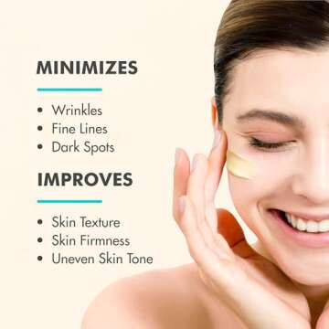 Ebanel Retinol Cream for Face with Collagen, Peptides, Niacinamide, Ceramides, Retinol Moisturizer with Vitamin C & B5, Hyaluronic Acid, Pore Minimizer Anti Aging Wrinkle Cream for Women and Men