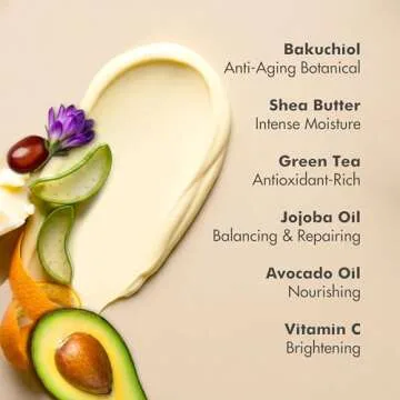 Ebanel Retinol Cream for Face with Collagen, Peptides, Niacinamide, Ceramides, Retinol Moisturizer with Vitamin C & B5, Hyaluronic Acid, Pore Minimizer Anti Aging Wrinkle Cream for Women and Men