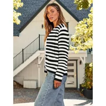 LILLUSORY Women’s Stylish Cable Knit Cardigan for Fall