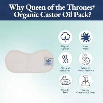 QUEEN OF THE THRONES Castor Oil Pack - Organic & Reusable