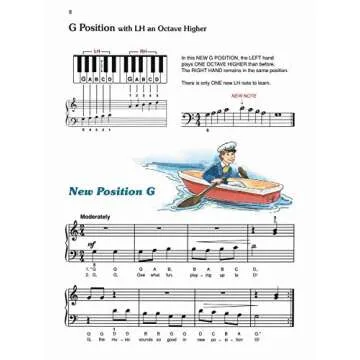 Engaging Piano Lesson Book for Young Beginners - Alfred