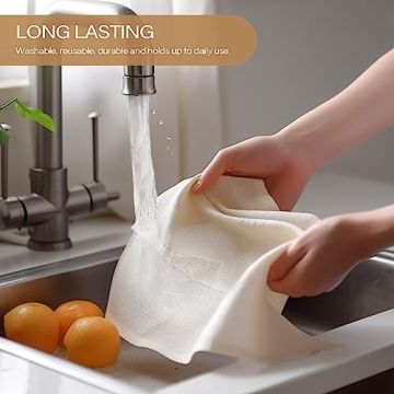 Unbleached Cotton Cheesecloth - 9 Sq Ft Reusable