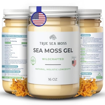 TrueSeaMoss Irish Sea Moss Gel - Wildcrafted Superfood