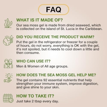 TrueSeaMoss Irish Sea Moss Gel - Wildcrafted Superfood