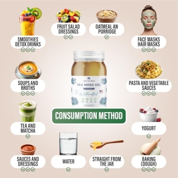 TrueSeaMoss Irish Sea Moss Gel - Wildcrafted Superfood