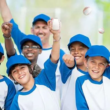 24 Pcs Baseball Stress Ball,2.5 Inch Mini Squeeze Foam Baseball,Relaxable Sports Ball for Themed Party Favors,Decoration,Anxiety Relief