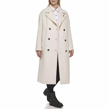 Chic Karl Lagerfeld Wool Coat for Women, Timeless Style