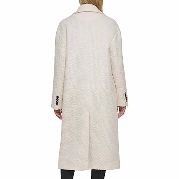 Chic Karl Lagerfeld Wool Coat for Women, Timeless Style