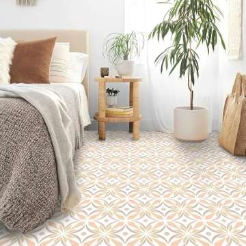 MORCART Peel and Stick Floor Tile - 20 PCS, 8" x 8" Vinyl Flooring for Every Room