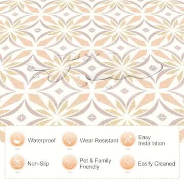 MORCART 20 PCS Peel and Stick Floor Tiles - Easy & Versatile