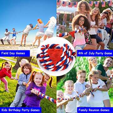 60FT Tug of War Rope for Safe Family Fun at Parties