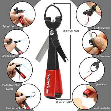 REALLINK Fly Fishing Tools Kit and Accessories 7 in 1 Combo, Salmon and Trout Fishing Gear Tool Asso...