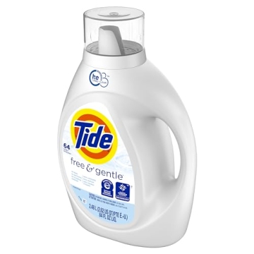 Tide Free Gentle Hypoallergenic Laundry Detergent 64 Loads