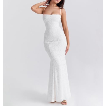 Elegant Women's Bodycon Lace Maxi Dress for All Occasions