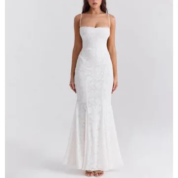 Elegant Women's Bodycon Lace Maxi Dress for All Occasions