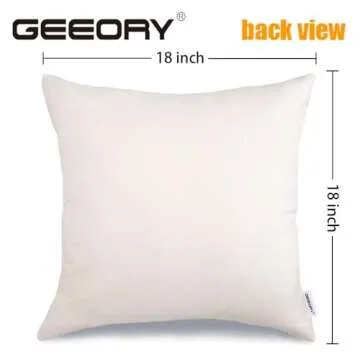 GEEORY 18x18 Fall Decorative Pillow Covers Set of 4