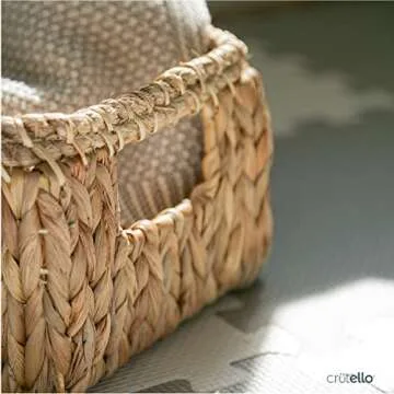 Crutello Boho Woven Storage Baskets for Stylish Organization