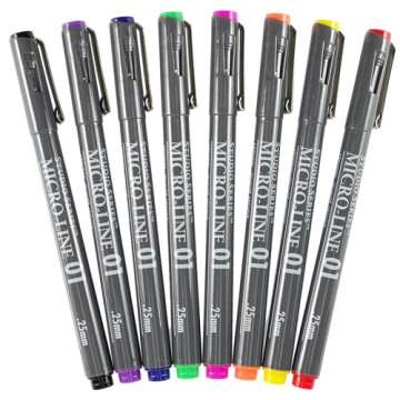 Bible Micro-Line Color Pens Set for Vibrant Note Taking