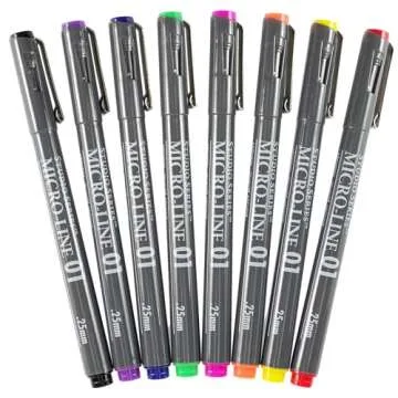 Bible Micro-Line Color Pens Set for Vibrant Note Taking