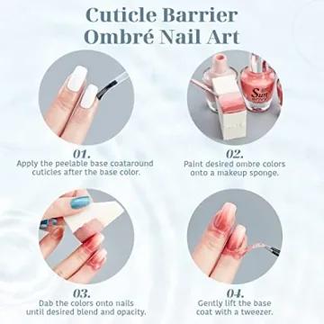 UNT Fast Dry Peel Off Base Coat for Easy Nail Art