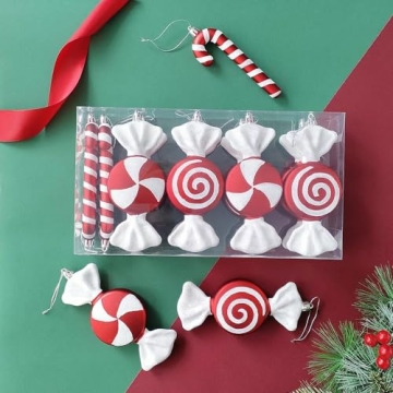 Candy Christmas Tree Hanging Ornament Kit for Festive Decor