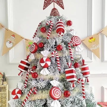 Candy Christmas Tree Hanging Ornament Kit for Festive Decor