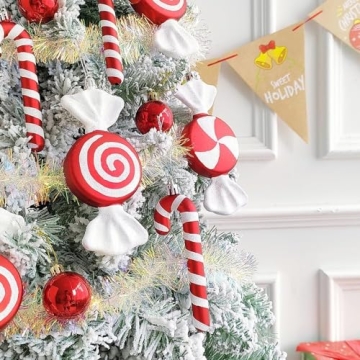 Candy Christmas Tree Hanging Ornament Kit for Festive Decor