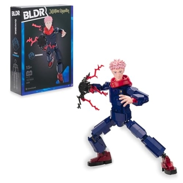 BLDR Yuji Itadori Buildable Action Figure Construction Set - 298 Pieces 10-Inch Fun for Ages 13+
